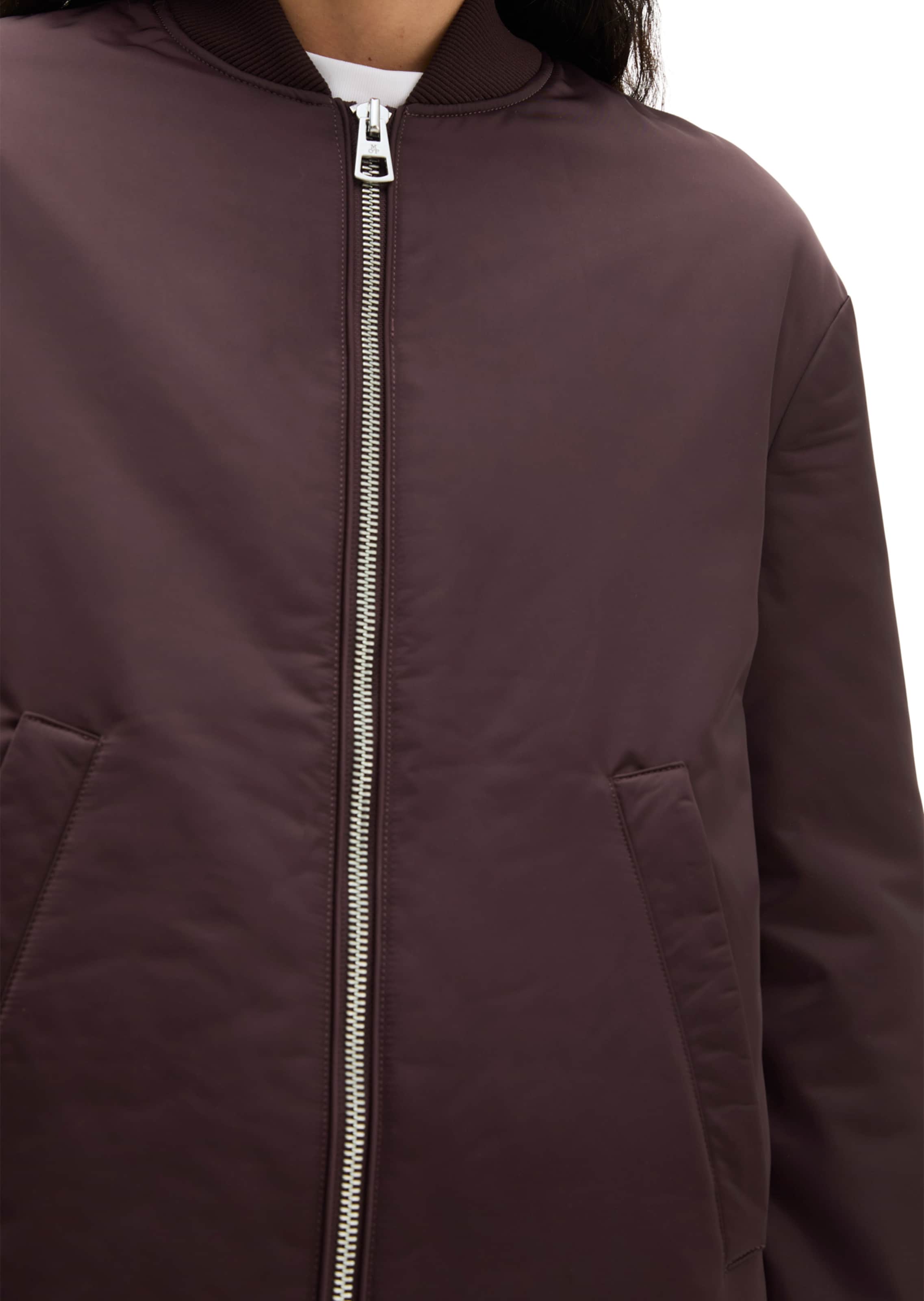 Marc O'Polo Between-Seasons Coat in Red