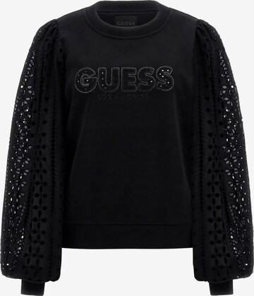 GUESS Sweatshirt in Black: front