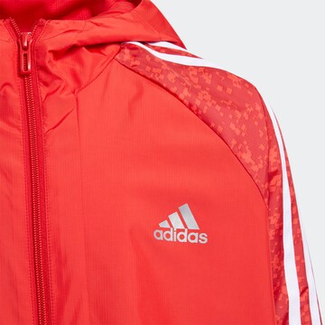 ADIDAS SPORTSWEAR Athletic Jacket in Red