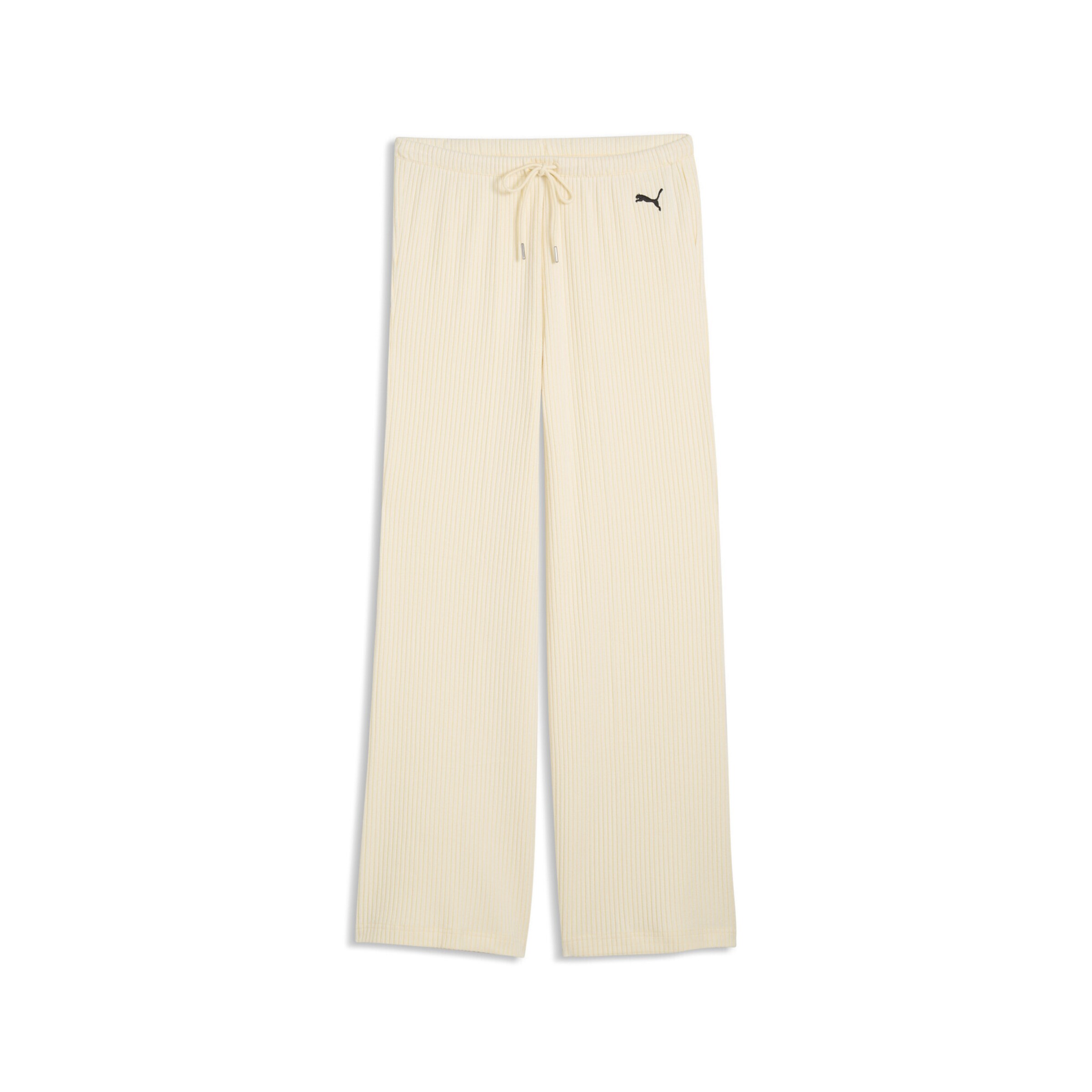 PUMA Broek 'Essentials' in Geel: voorkant