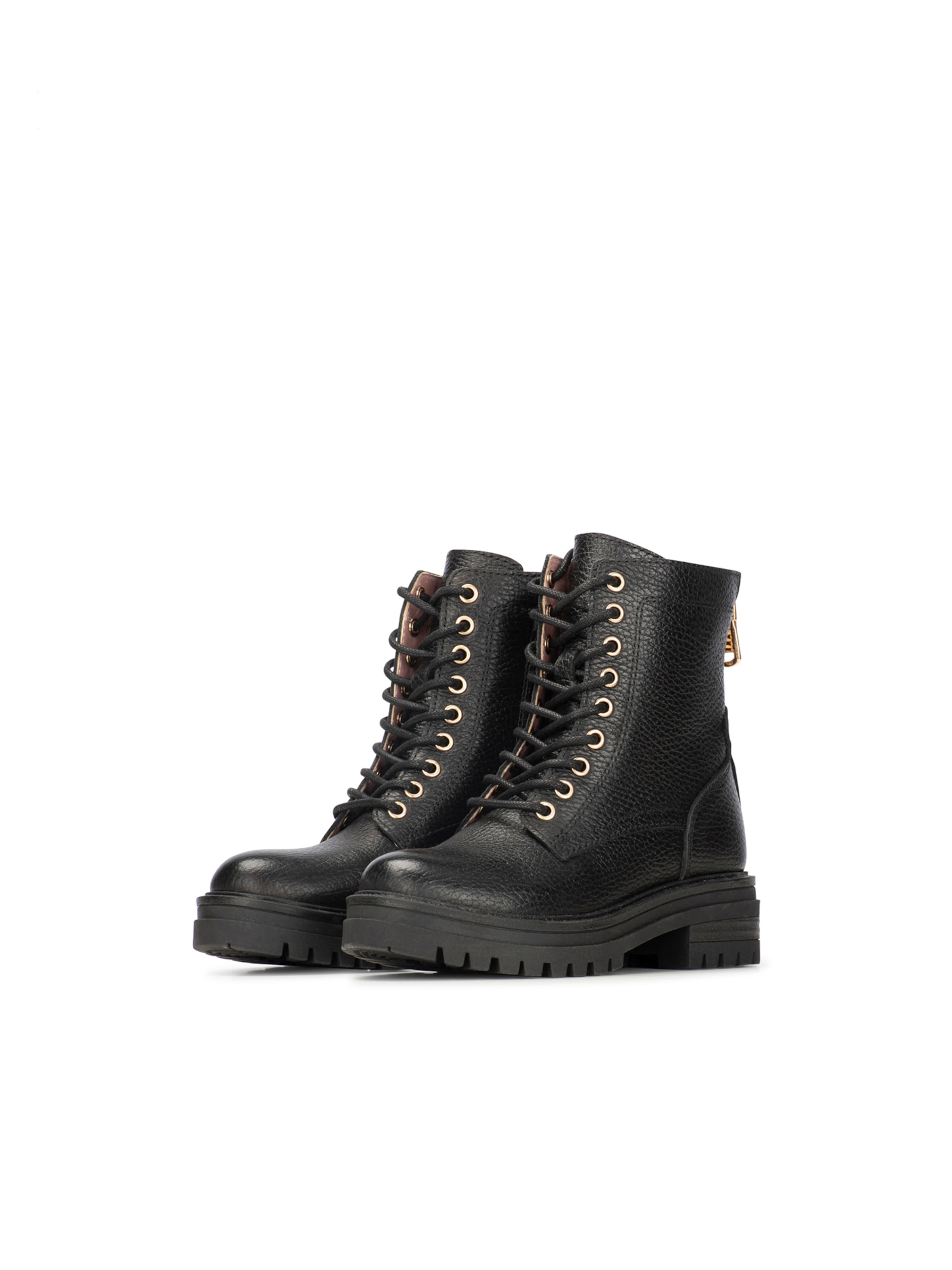 PS Poelman Boots 'Monk' in Black
