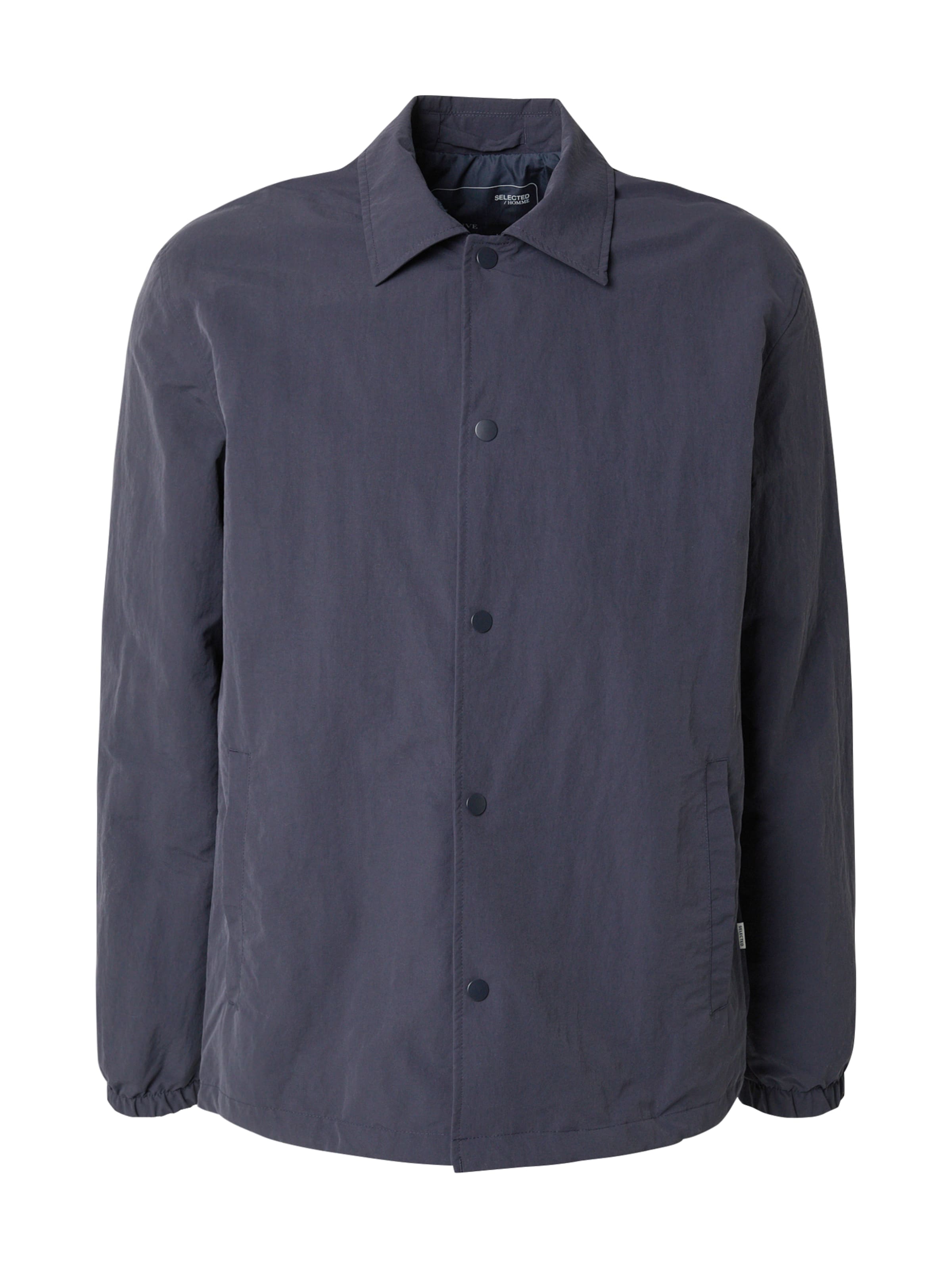 SELECTED Tussenjas 'Archive' in Blauw: voorkant