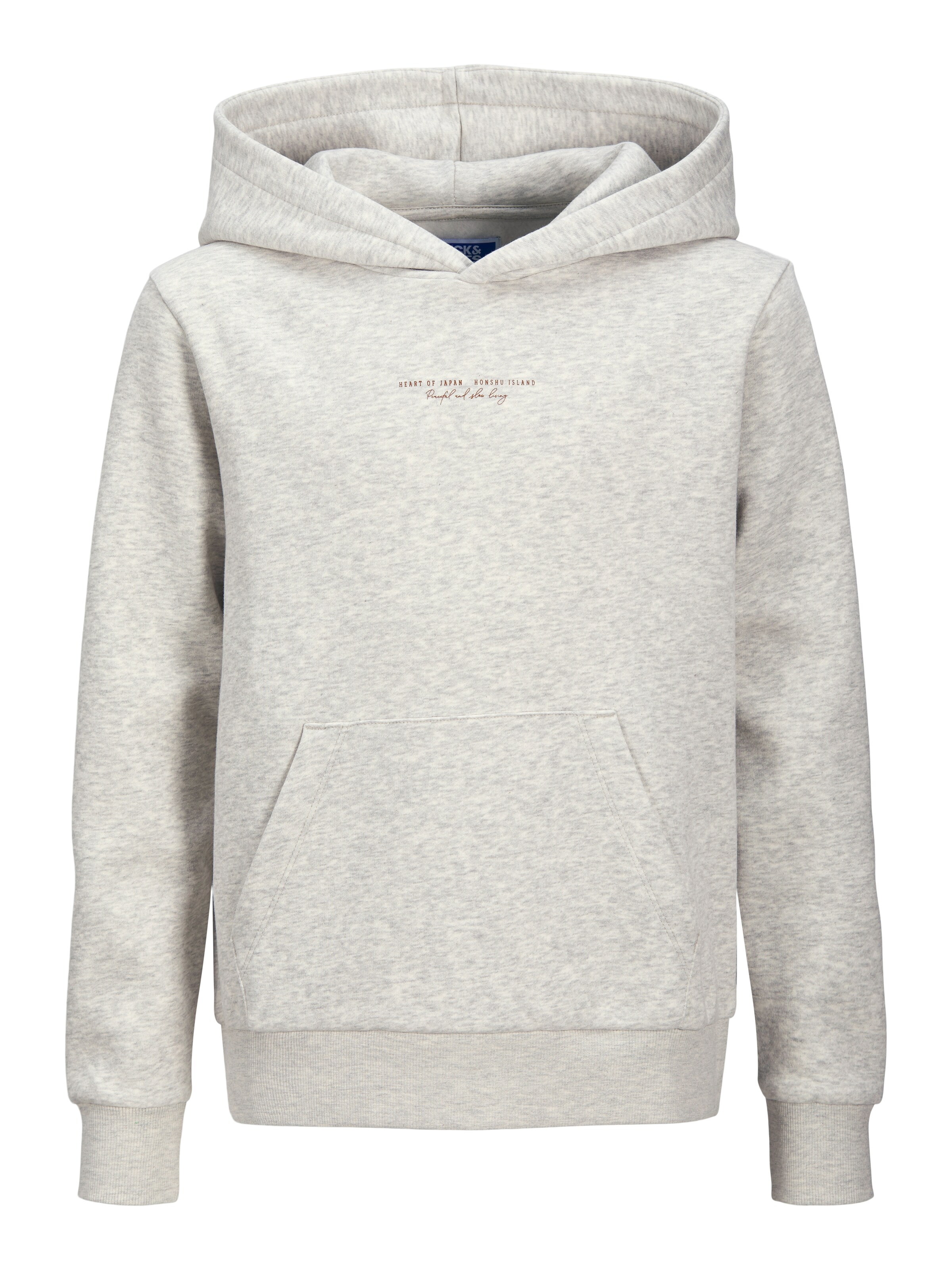 Jack & Jones Junior Sweatshirt in Grau: Vorderseite