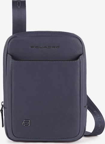 Piquadro Crossbody Bag in Black: front