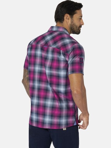 Jan Vanderstorm Comfort fit Button Up Shirt 'Hilsing' in Pink
