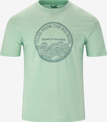 Cruz T-Shirt 'Zamon' in Grün: Vorderseite