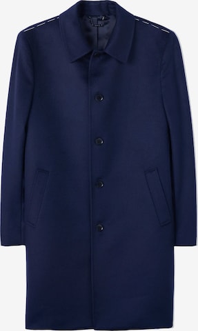 GOBI Cashmere Übergangsmantel 'Men’s Single-Breasted Cashmere Coat' in Blau: Vorderseite