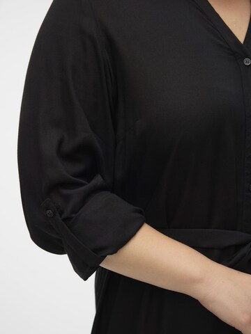 Vero Moda Curve Blusekjole 'BUMPY' i sort