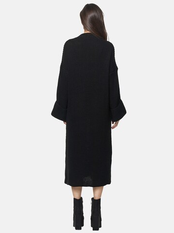 Robes en maille Elara en noir