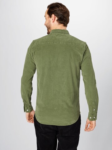 Coupe regular Chemise 'Park' Redefined Rebel en vert