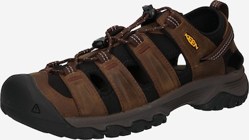 KEEN - Sandalias 'Targhee III' en marrón: frente