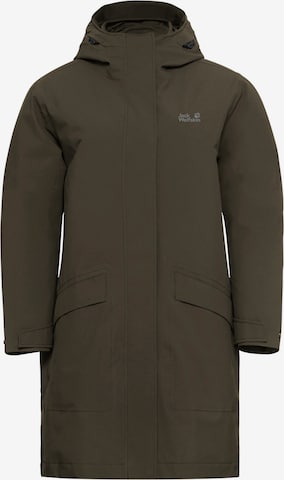 JACK WOLFSKIN Outdoormantel in Grün: Vorderseite