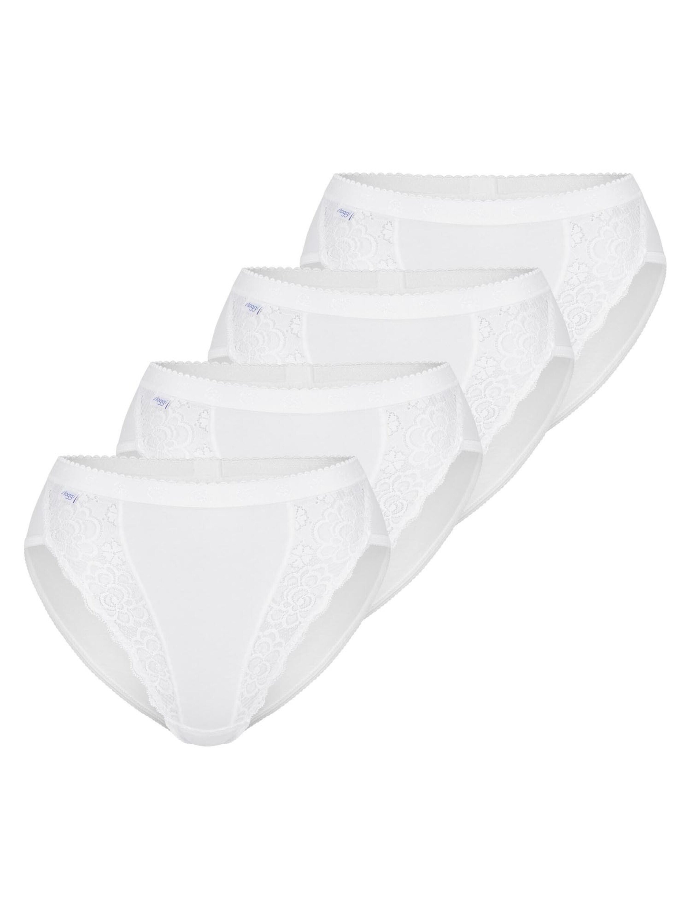 SLOGGI Slip 'Chic'‌‌‌‌‌‌‌ in Weiß: Vorderseite