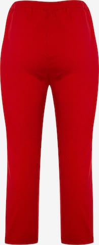 Ulla Popken Slim fit Pants in Red