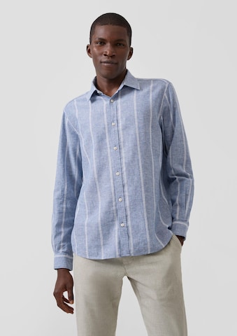 Coupe regular Chemise s.Oliver en bleu : devant
