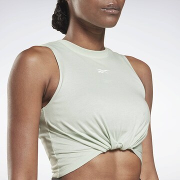 Reebok Sporttop 'Studio Gathered Solid' in Groen