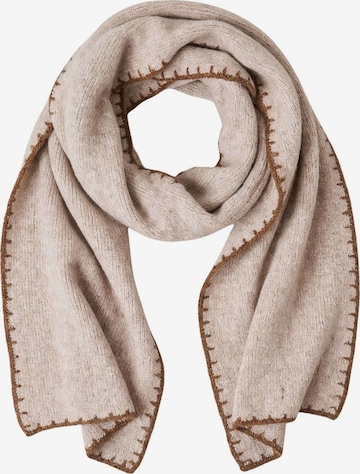 Écharpe Deeluxe en beige : devant