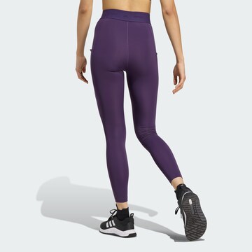ADIDAS PERFORMANCE Skinny Sports trousers in Purple