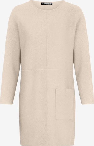 Kraimod Pletena obleka | bež barva: sprednja stran