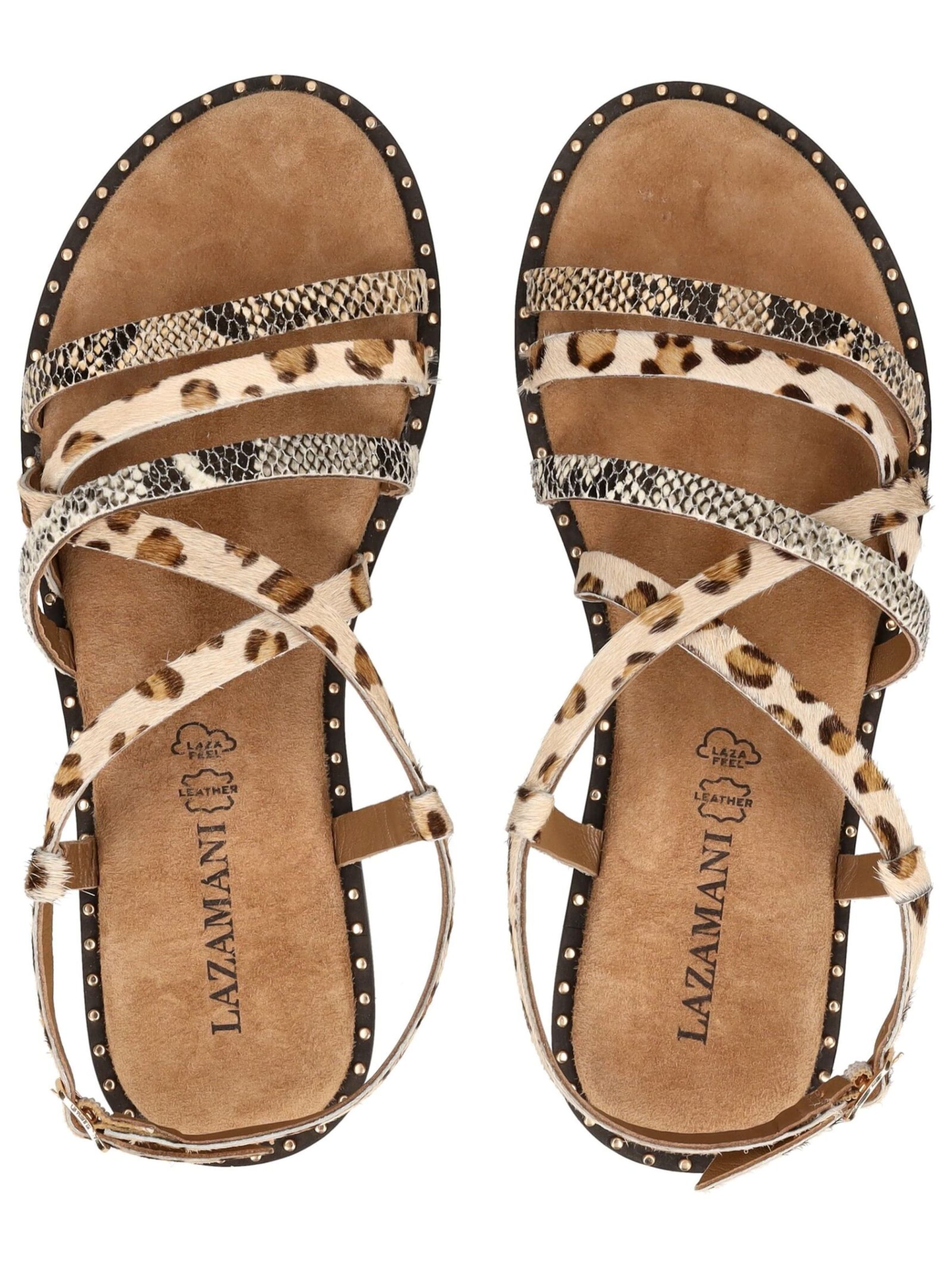Sandales à lanières LAZAMANI en beige