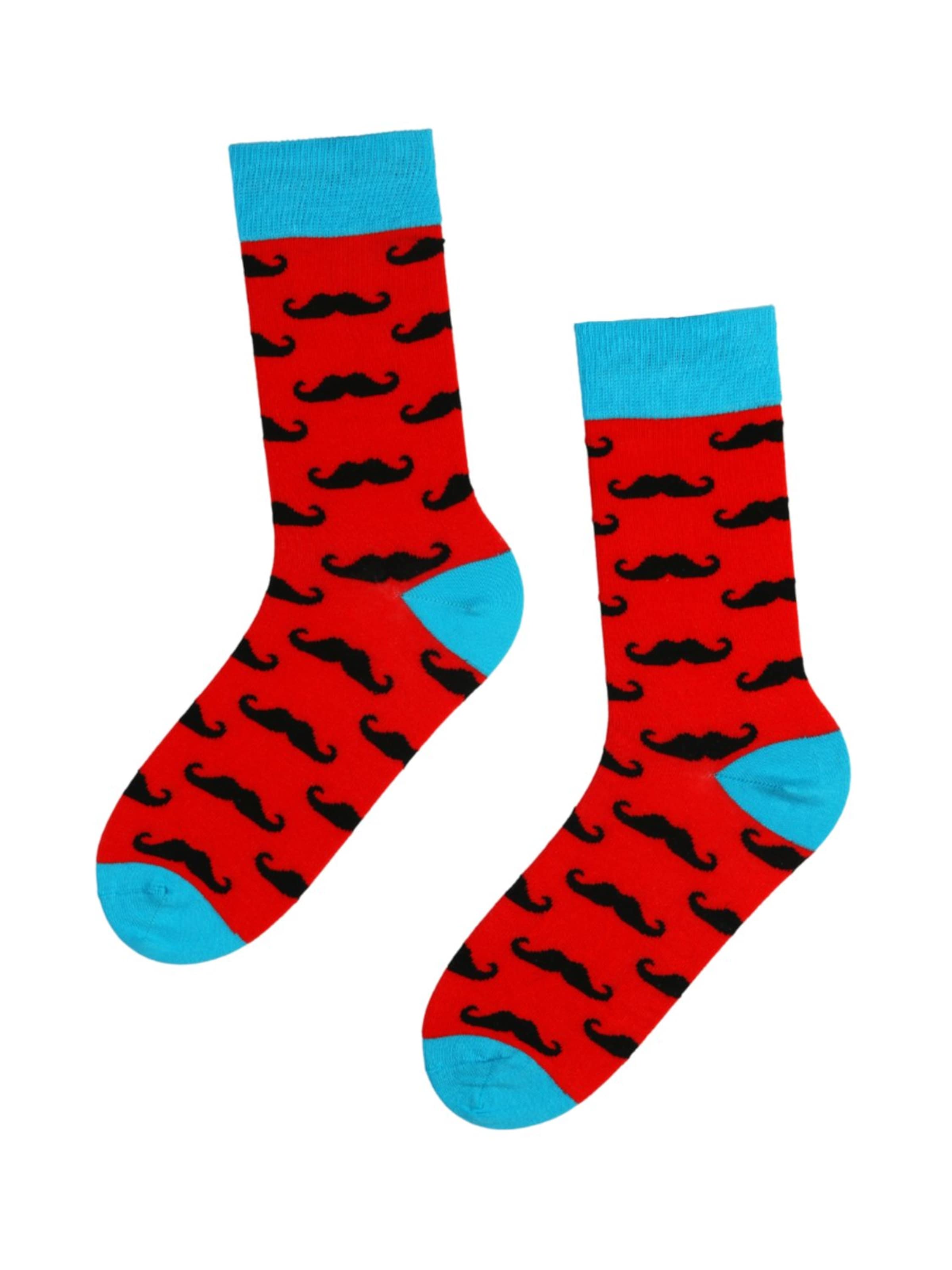 Sokisahtel Chaussettes ''PELLE'' en 40-45 en rouge, Vue avec produit