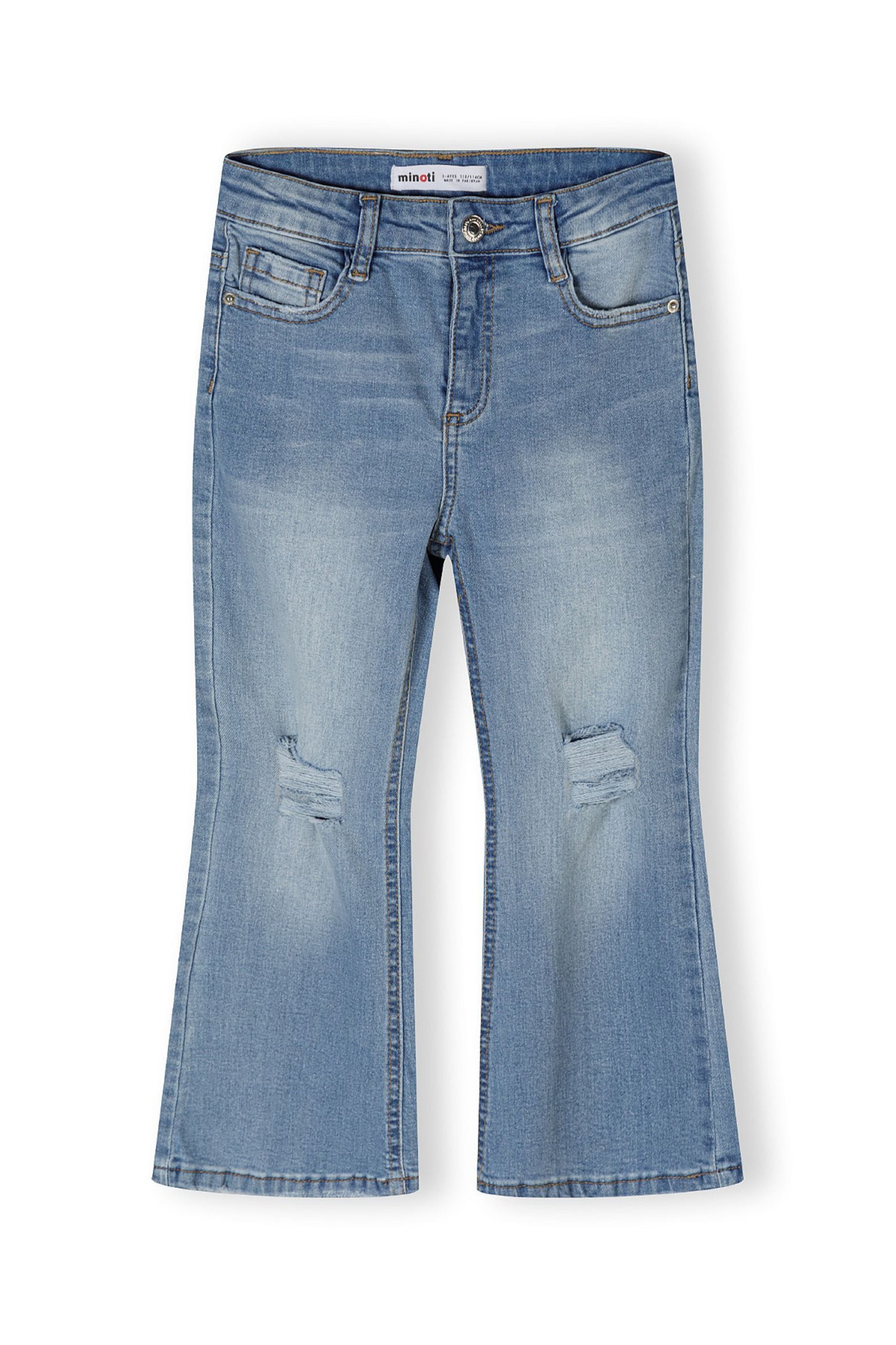 MINOTI Flared Jeans i blå: framsida