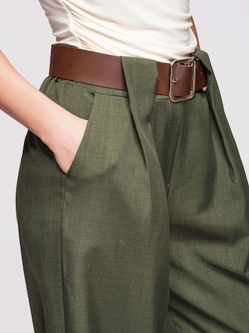 Ombre Wide leg Trousers in Green