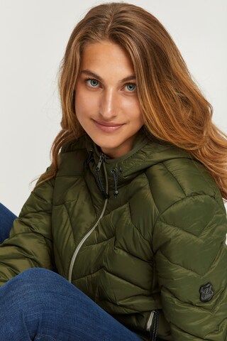 Fransa Between-Season Jacket in Green