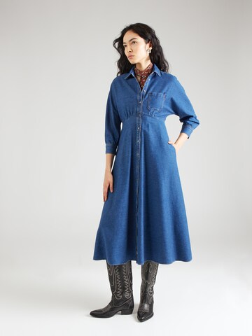 Robe-chemise 'YEMEN' Weekend Max Mara en bleu : devant