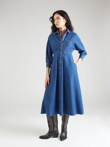 Robe-chemise 'YEMEN' Weekend Max Mara en bleu : devant