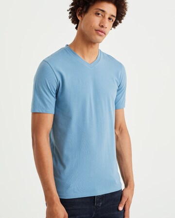 T-Shirt WE Fashion en bleu : devant