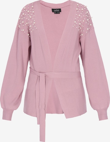 usha BLACK LABEL - Cárdigan en rosa: frente