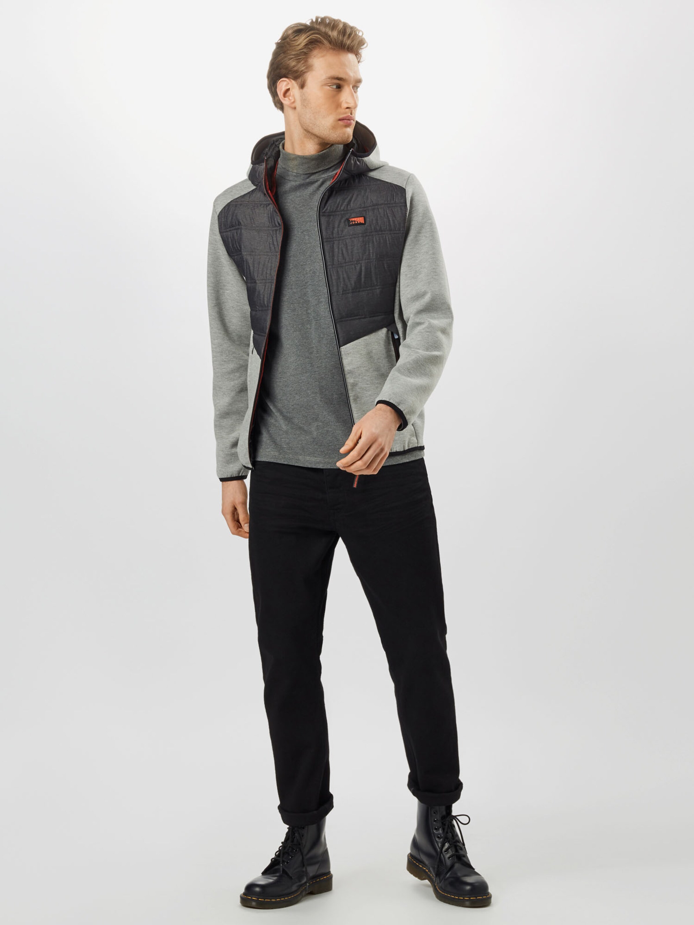 Männer Jacken JACK & JONES Jacke 'Toby' in Graphit, Hellgrau - XF92890 Männer Jacken JACK & JONES Jacke 'Toby' in Graphit, Hellgrau - XF92890