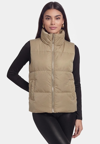 faina - Chaleco en beige: frente