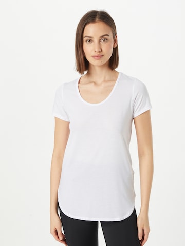 Cotton On Performance Shirt 'GYM' in White: front