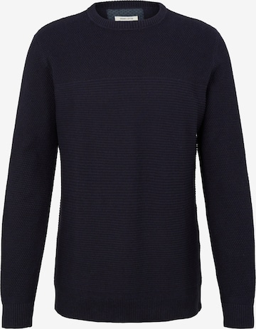 TOM TAILOR Sweater in Blue: front