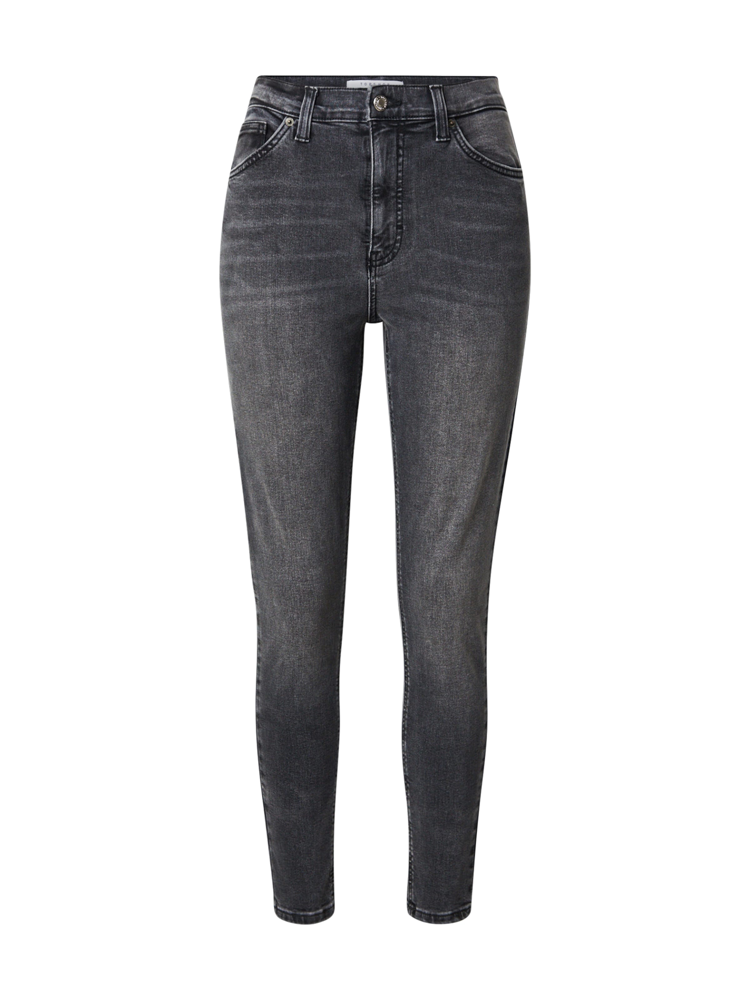 Skinny Jeans 'Jamie' de la TOPSHOP pe negru: față