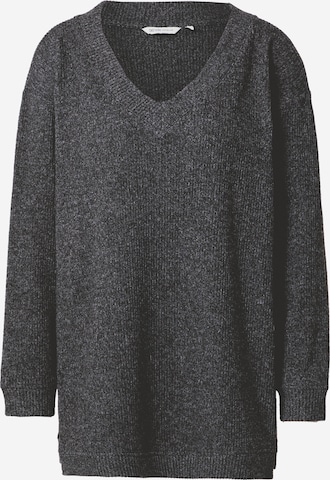 TOM TAILOR DENIM Sweater in Grey: front