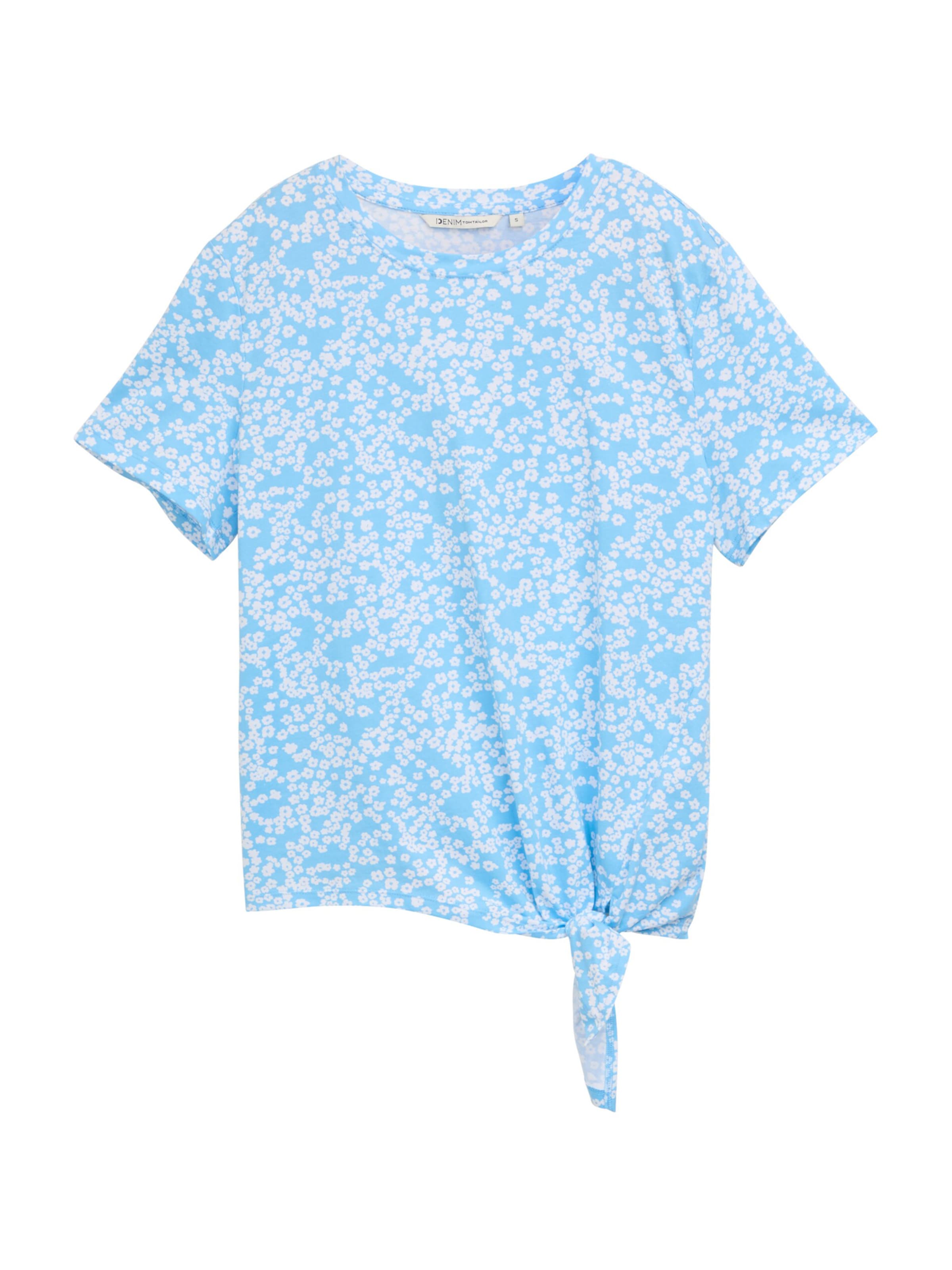 zils TOM TAILOR DENIM T-Krekls: no priekšpuses