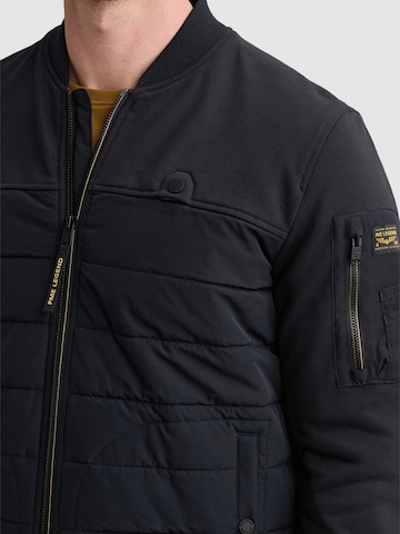 PME Legend Tussenjas 'Hybrid jacket with zipper closure and flight pocket' in Blauw