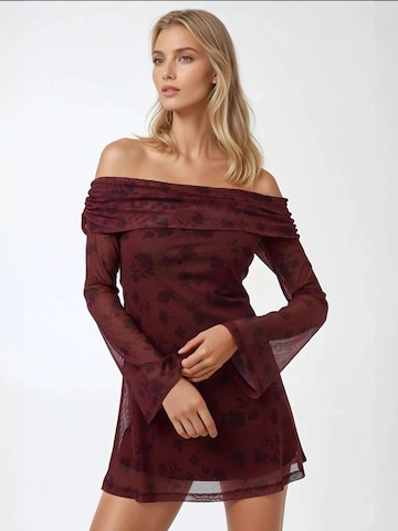 Hiccup Kleid in Rot: Vorderseite
