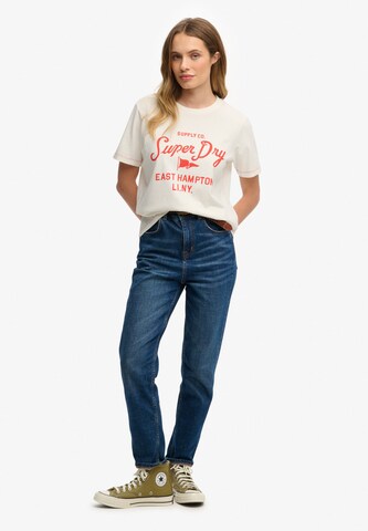T-shirt 'Heritage Hamptons' Superdry & Co en beige