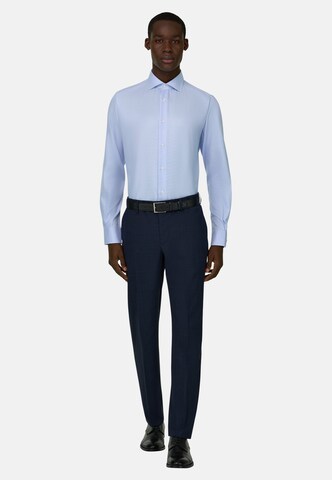 Boggi Milano Regular Fit Hemd in Blau