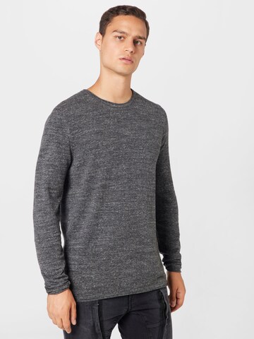 GARCIA Sweater in Black: front