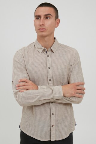 BLEND Regular fit Button Up Shirt in Grey: front