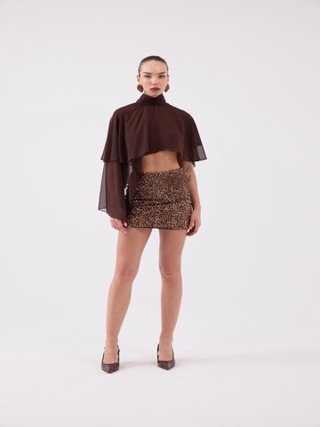 Chemisier HOLLY LOLLY en marron