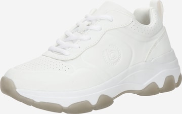 bugatti - Zapatillas deportivas bajas en blanco: frente