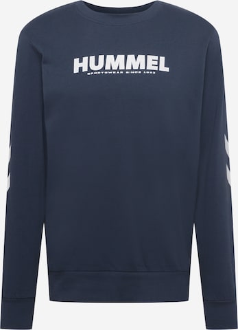 Hummel Sweatshirt in Blauw: voorkant