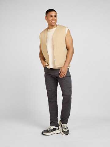 yazubi Slimfit Cargohose 'Jayden' in Grau