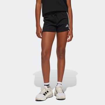 Regular Pantalon de sport 'Essentials' ADIDAS SPORTSWEAR en noir : devant